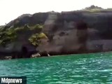 FRANA IN DIRETTA A MONTE DI PROCIDA, ISOLOTTO DI SAN MARTINO