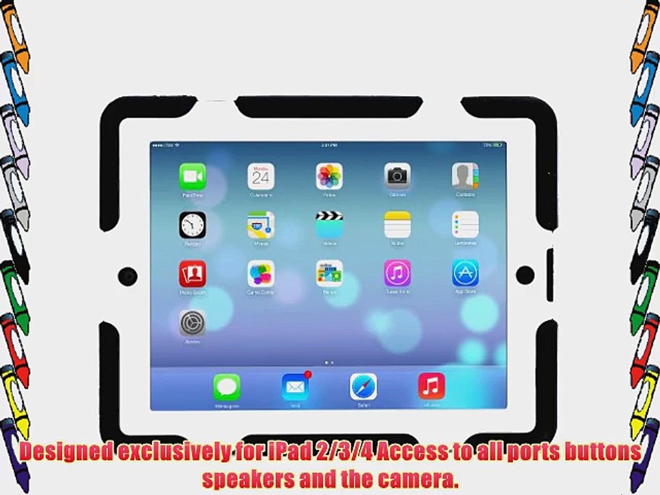 Wasserdichte Ipad 2 3 4 Air Case Tasche Fall Umschlag Kinder Proof Shockproof Protective Tablet