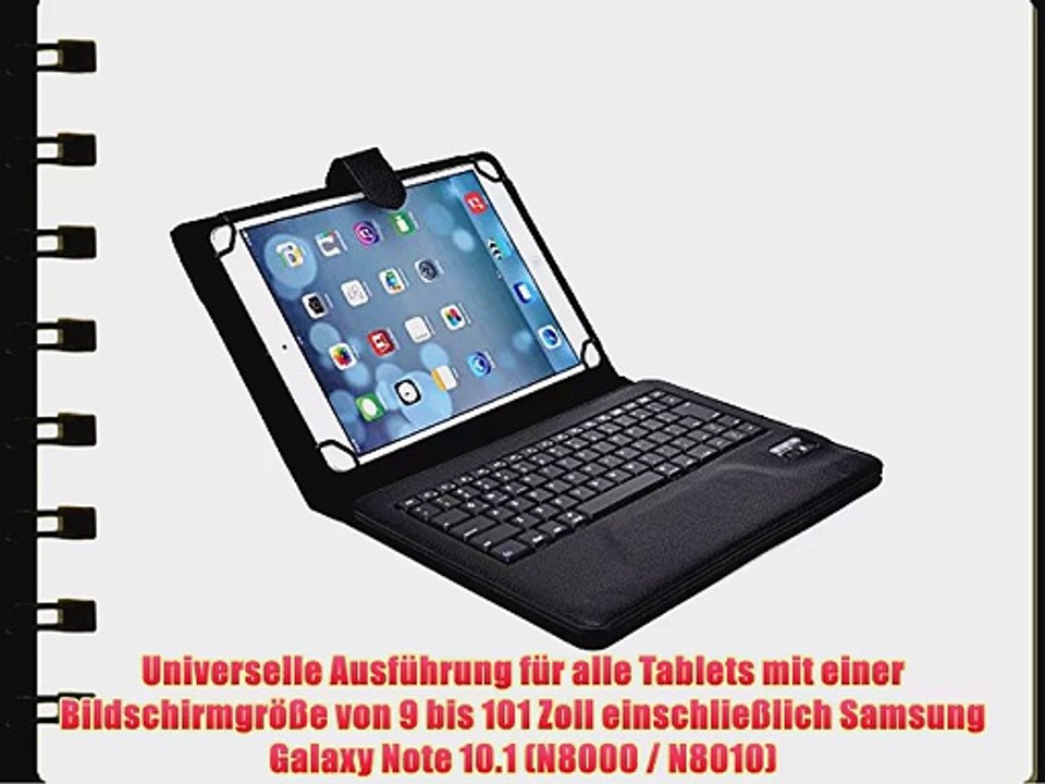 Cooper Cases(TM) Infinite Executive Samsung Galaxy Note 10.1 (N8000 / N8010) Universal Folio-Tastatur