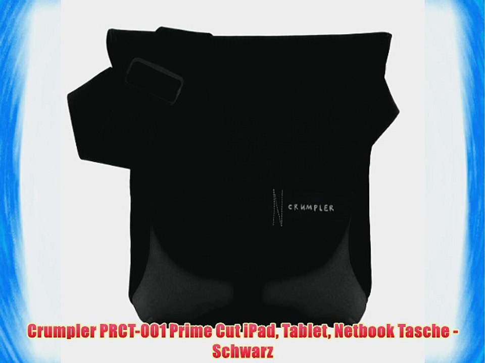 Crumpler PRCT-001 Prime Cut iPad Tablet Netbook Tasche - Schwarz