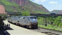 Amtrak California Zephyr at Glenwood Springs, Colorado