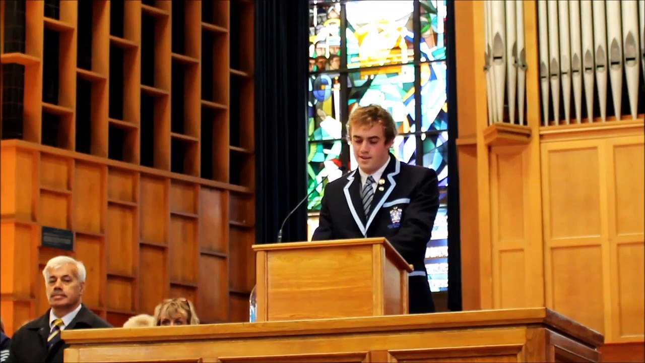Nelson College Head Boy Speech 2013 - Honesty
