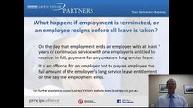 Rights & Responsiblities of Employers: Long Service Leave Entitlements