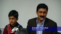 Malala Yousafzai's father thanks supporters & 4 a post at paki cons in Birmingham UK