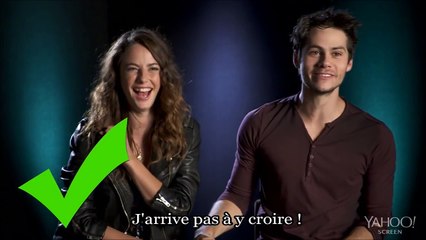 "Know your co-star" with Kaya Scodelario and Dylan O'Brien VOSTFR - The Maze Runner France