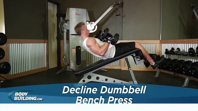Decline Dumbbell Bench Press - Chest Exercise - Bodybuilding.com