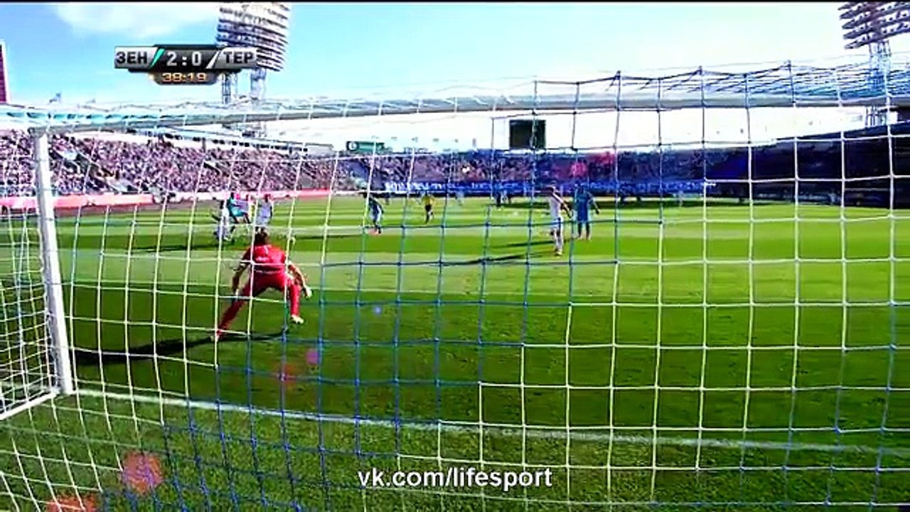 All Goals & Highlights - Zenit Petersburg 3-0 Terek Grozni _ 01-08-2015