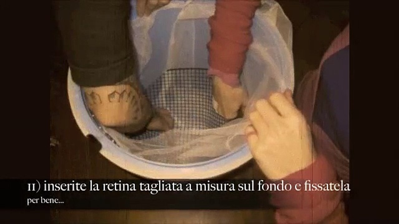 COMPOSTAGGIO DOMESTICO: compostiera fai da te - hand-made compost