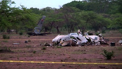 11 killed in Colombia military plane crash