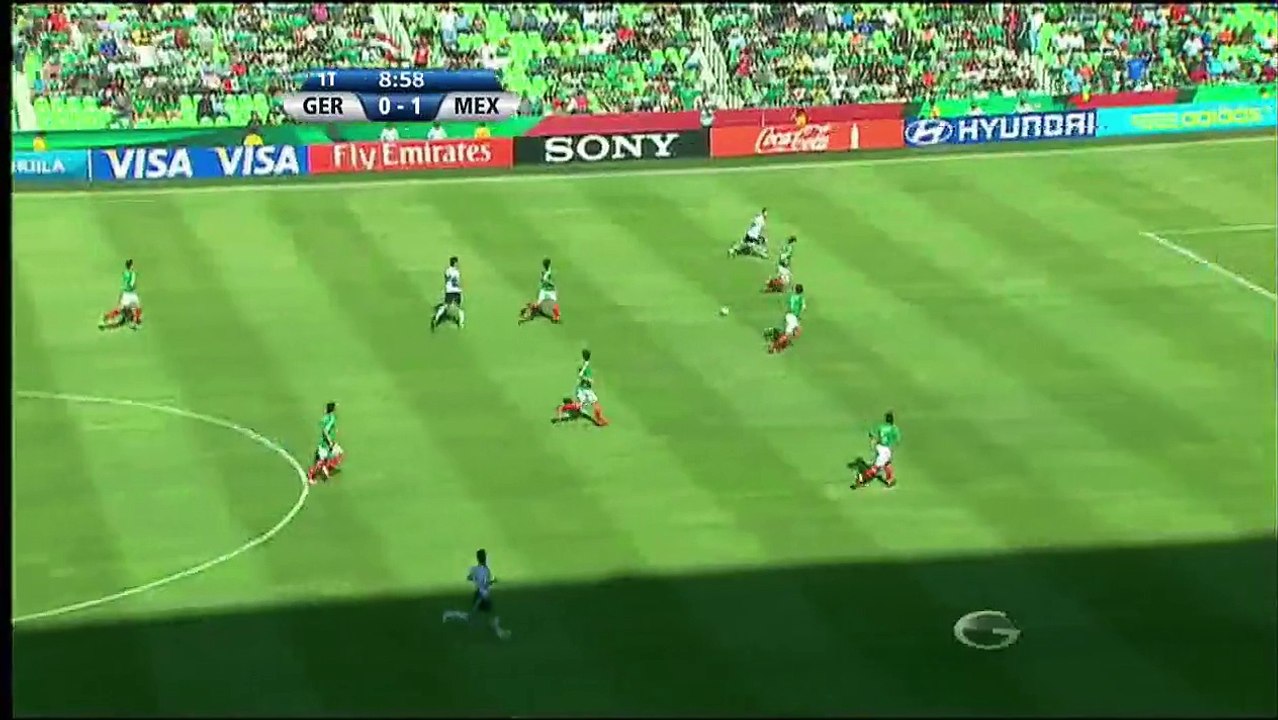 Yesil empató para Alemania en el Sub-17 GOOOOOOL! | 2011 FIFA U-17 WORLD CUP MEXICO | MEXICO 3-2 GERMANY