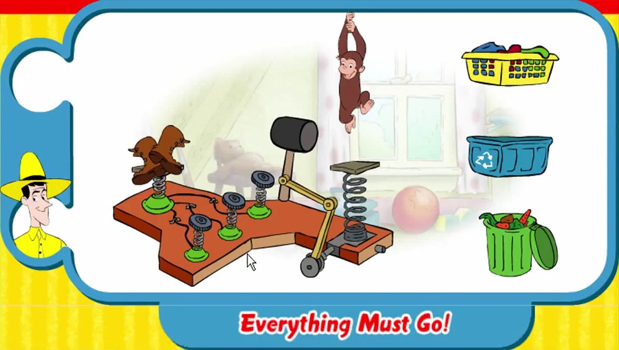 Curious George Everything Must Go Cartoon Animation PBS Kids Game Play Walkthrough
