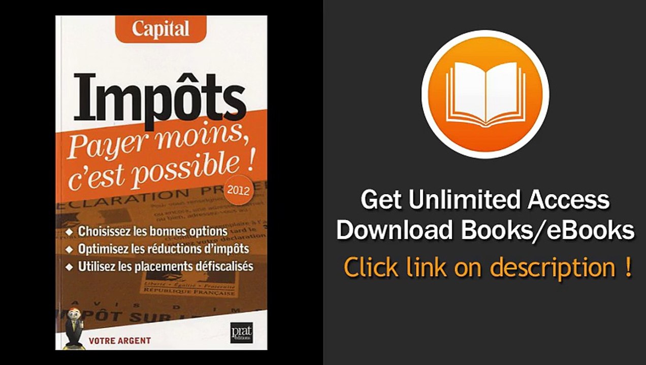 [Download PDF] impots payer moins c est possible 2012