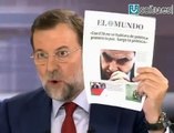 Competición de papeles en debate Zapatero-Rajoy