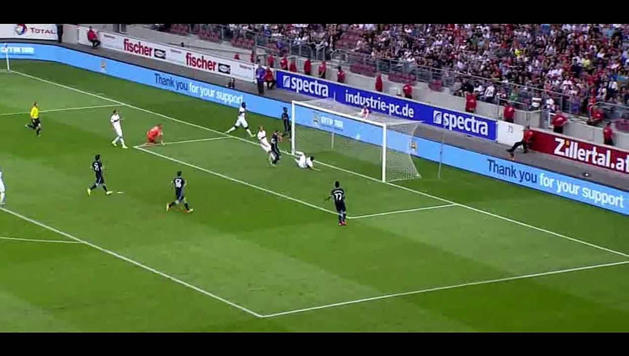 Goal Goal Edin Dzeko - VfB Stuttgart 4-2 Manchester City - 01-08-2015