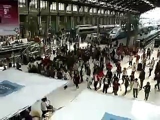 Flash mob - Gare de Lyon - Paris-