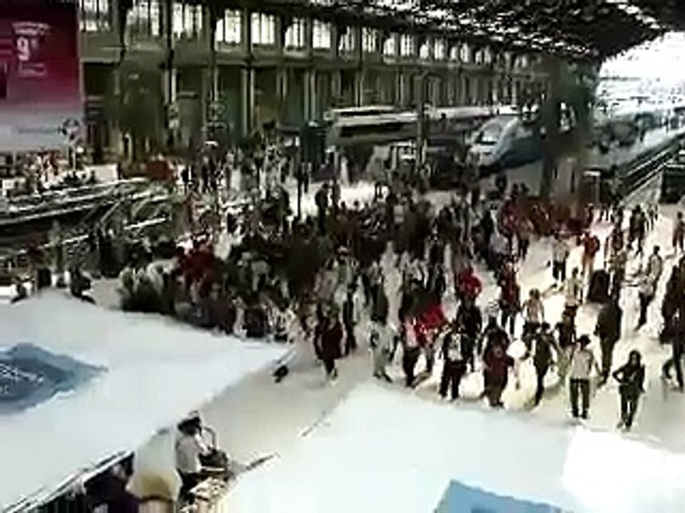 Flash mob - Gare de Lyon - Paris-