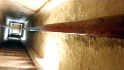 Pirâmide de Quéfren vista por dentro - Egito - Gizé