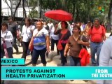 Mexican: Workers Charge Health System Reforms Prelude to Privatization