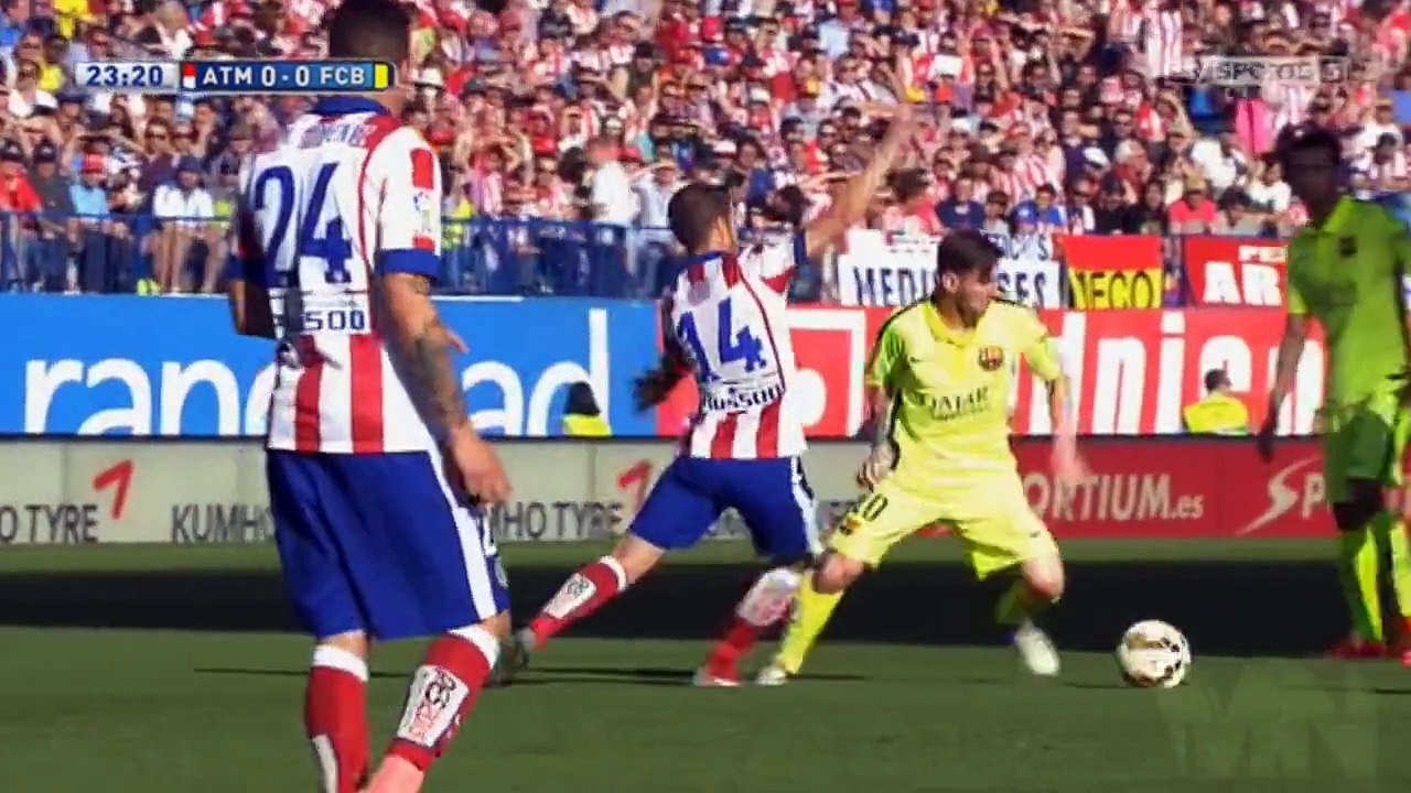 Lionel Messi vs Atletico Madrid Away HD 720p (17/05/2015) by MNcomps