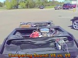 Lamborghini Replicas - Testing V6 and V8 Chassis and Compare Exhaust Sound: Borla Muffler