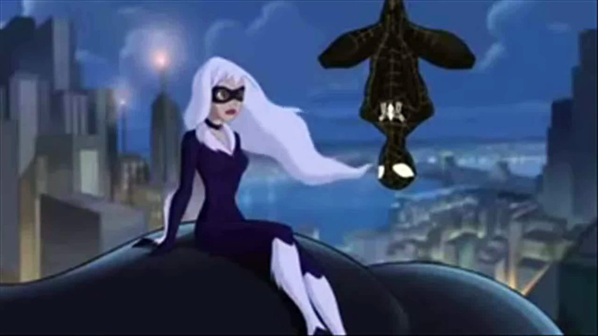Cartoons Cute Moments: Black Cat Kiss Spiderman - video Dailymotion