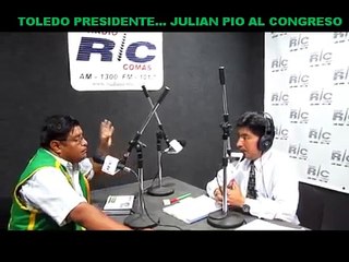 ENTREVISTA RADIAL - RADIO COMAS -JULIAN PIO