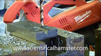 Machining 101: How to drill a square hole at home without special tools.