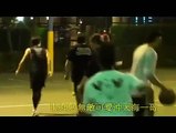 [110412] Siwon & Donghae playing basketball