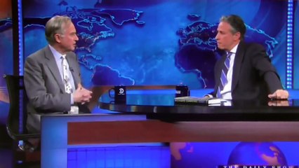 Richard Dawkins and Jon Stewart. (2013)