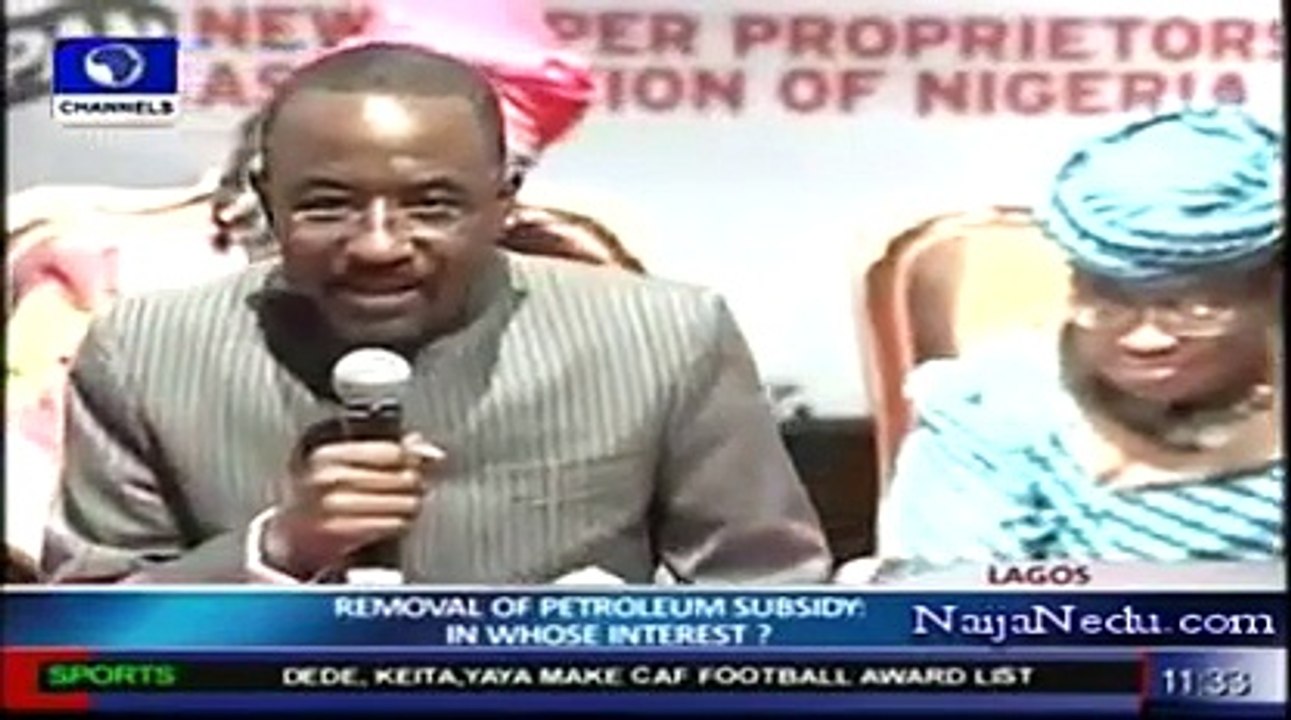 Subsidy Debate - Sanusi Lamido Sanusi