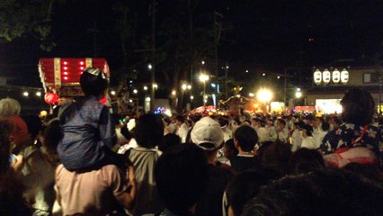 恩智祭り「恩智神社夏季例祭」(八尾市）/ 平成２７年８月１日(土）夜の部 Onji Shrine summer festival ( August 1, 2015) in Yao city of  Osaka, Japan