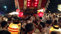 恩智祭り「恩智神社夏季例祭」(八尾市）/ 平成２７年８月１日(土）夜の部 Onji Shrine summer festival ( August 1, 2015) in Yao city of  Osaka, Japan