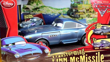 Disney Pixar Cars Transforming Lightning McQueen Finn McMissile Mater Dinosaur