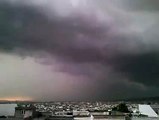 حصري : فيديو مرعب من تونس العاصمة اليوم لحالة الطقس :o ربي يرحمنا