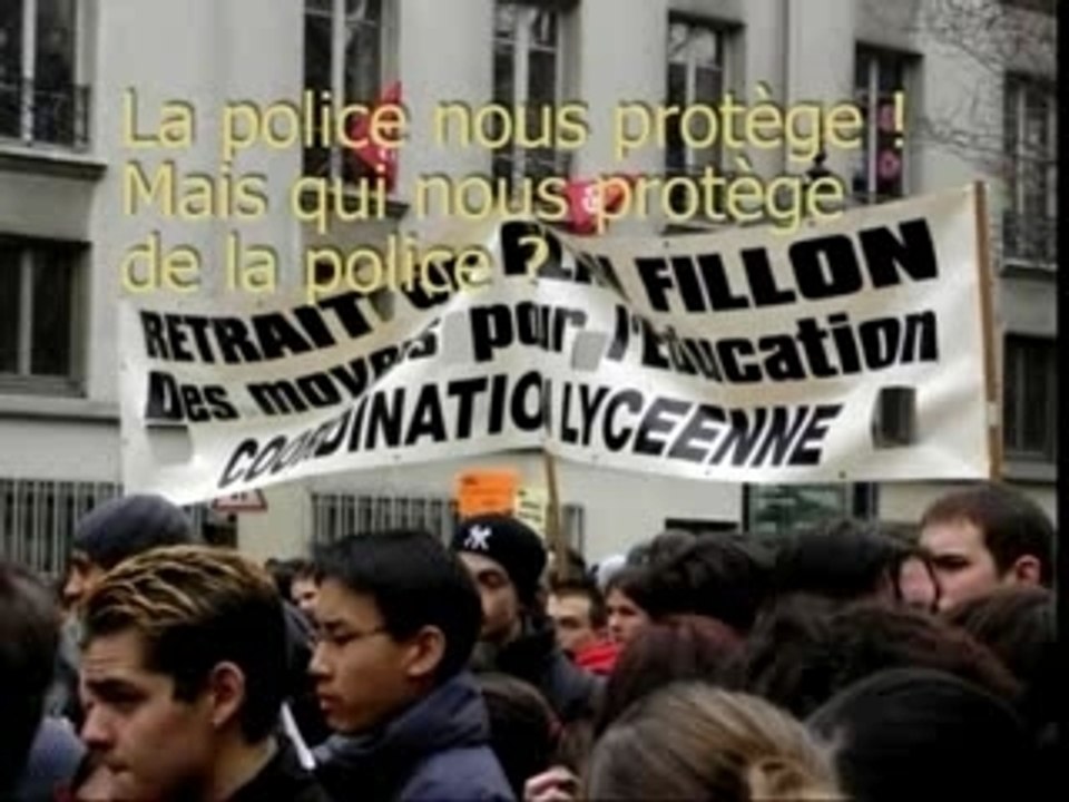 La police nous protège mais qui nous...