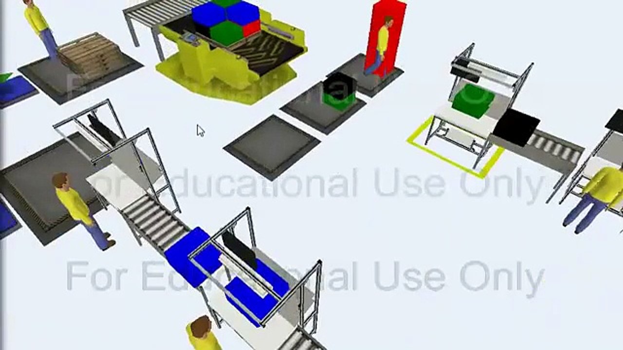 Ejemplo de simulación de proceso con Flexsim