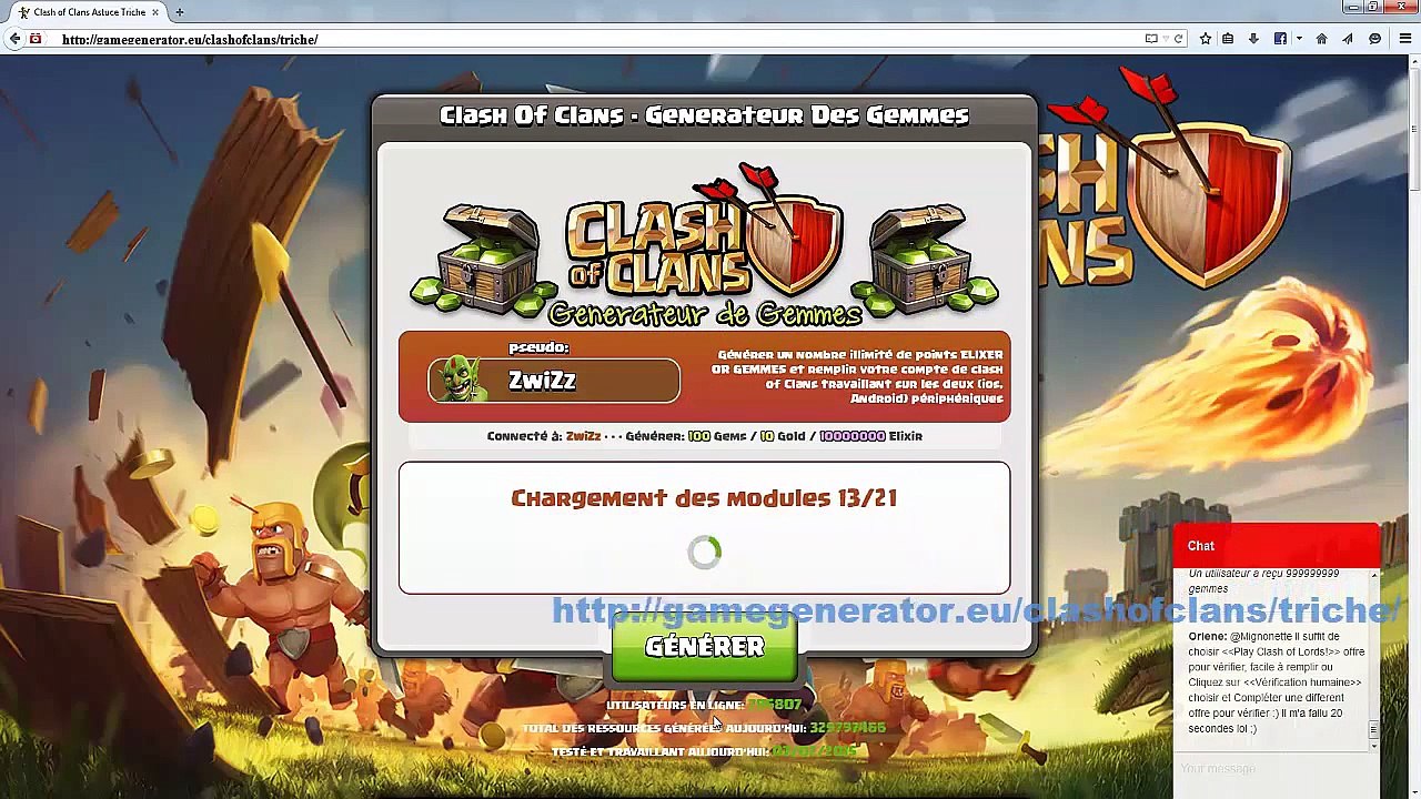 gemme illimité gemmes illimite android triche clash of clan gemme illimité