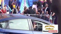 China Anne McClain and Mark Curry arriving to the Nickelodeon's 27th Annual Kids' Choice Awards