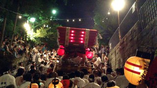 恩智祭り「恩智神社夏季例祭」(八尾市）/ 平成２７年８月１日(土）夜の部 Onji Shrine summer festival ( August 1, 2015) in Yao city of  Osaka, Japan