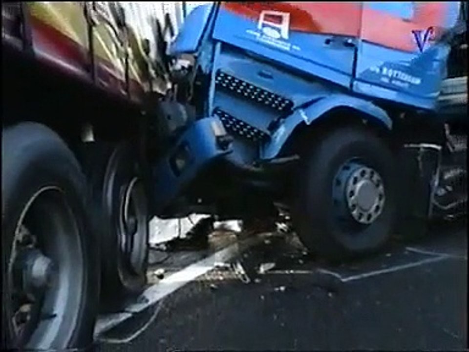 Kettingbotsing A9 bij 112 Weekend (24 januari 1997)