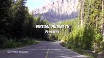 Banff National Park, Rocky Mountains, Moraine Lake motorcycle ride