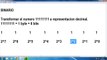 MATEMÁTICAS Conversión de un número binario a decimal MATEMÁTICAS DISCRETAS