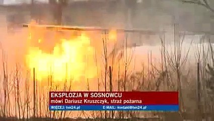 Wybuch gazu na stacji LPG w Sosnowcu Milowicach