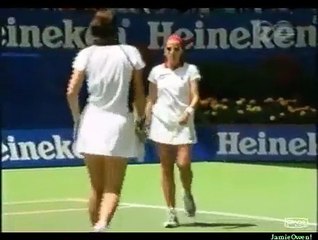 Hingis/Lucic vs Davenport/Zvereva 1998 AO Highlights