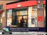 Seis entidades financieras manejan el ahorro de los españoles