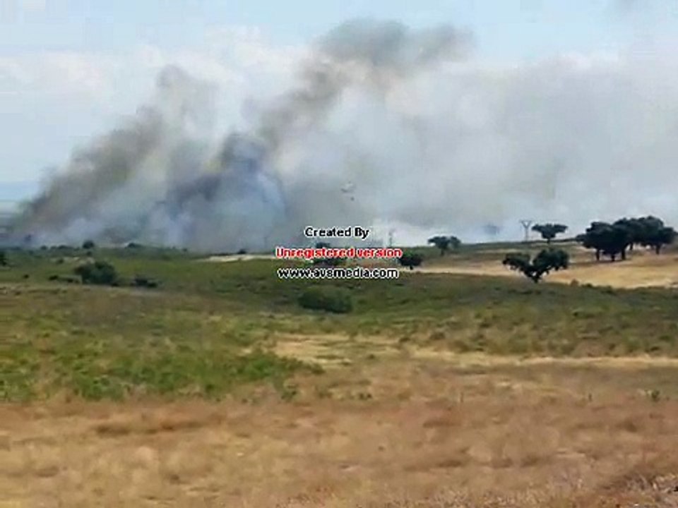 Incendio en la Comarca de la Vera