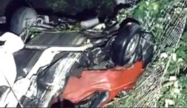 Tragic death in car crash, burned over 52%, (Heidi Cave)