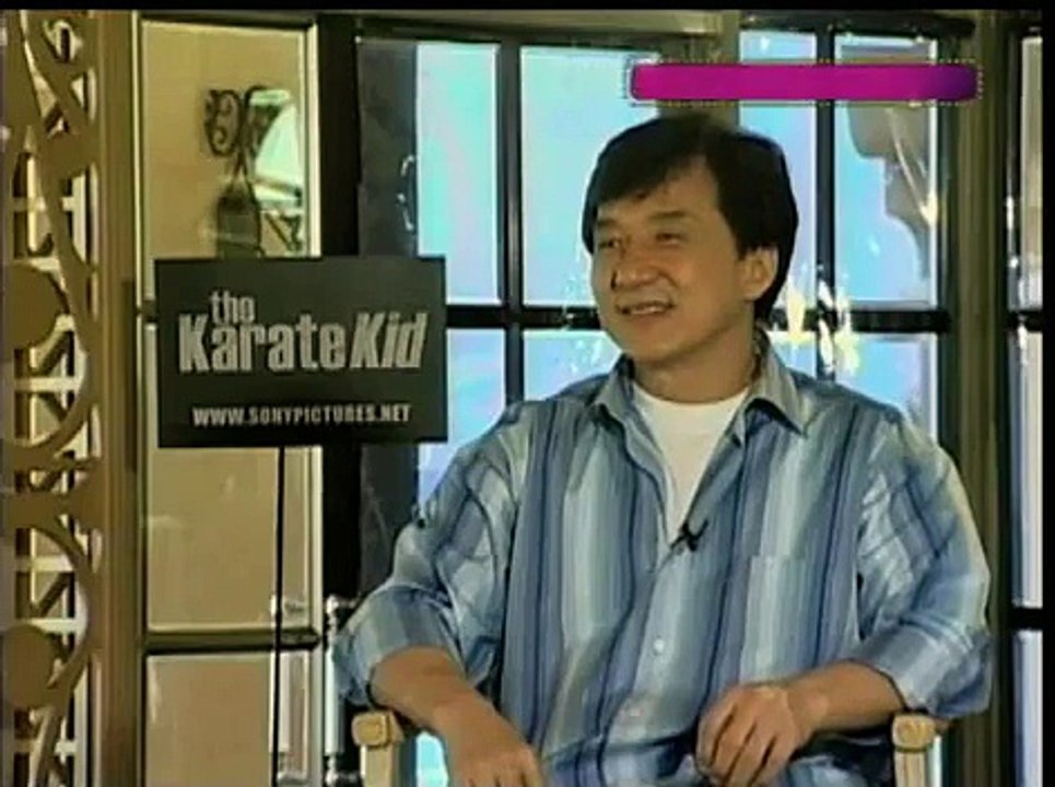 Rajeev Masand interview with Jackie Chan on The Karate Kid (2010)
