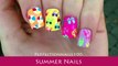 Nail Art Summer Nails Freedhand Tutorial