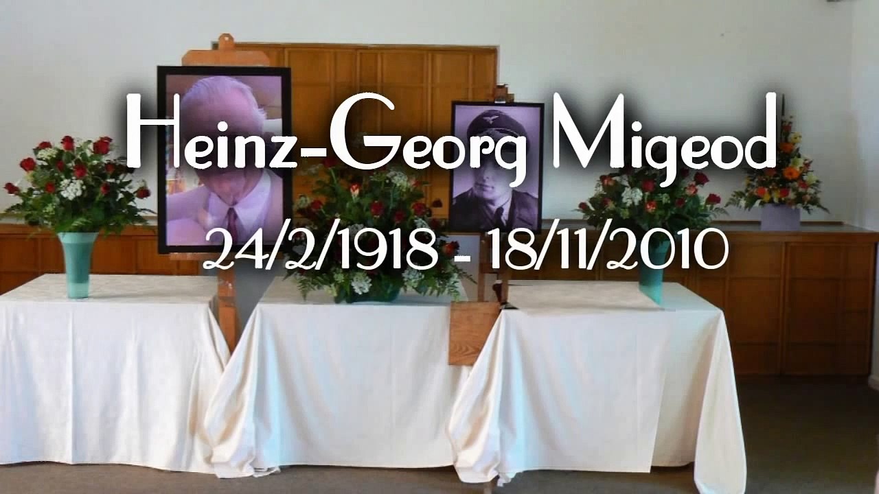 Ich hatt' einen kameraden; Stuka pilot Heinz Migeod remembrance